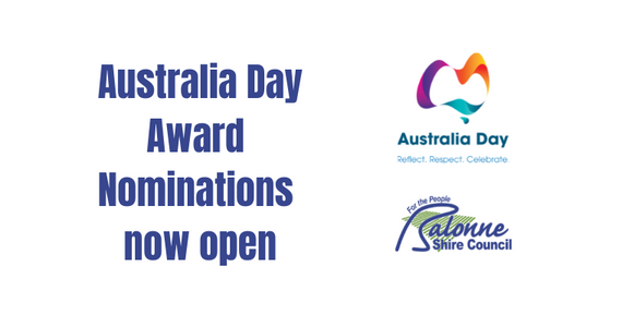 Australia Day Nominations Now Open – Balonne Shire Council