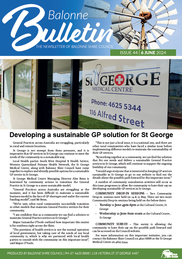 Cover image balonne bulletin issue 44