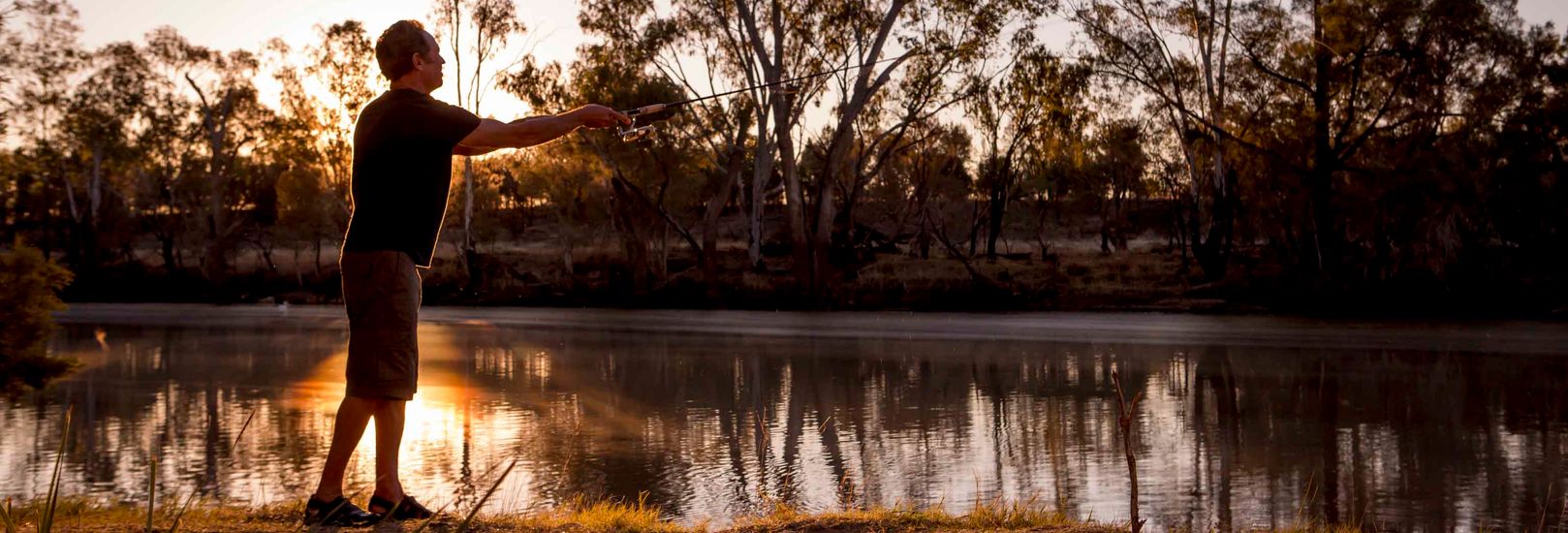 person fishing