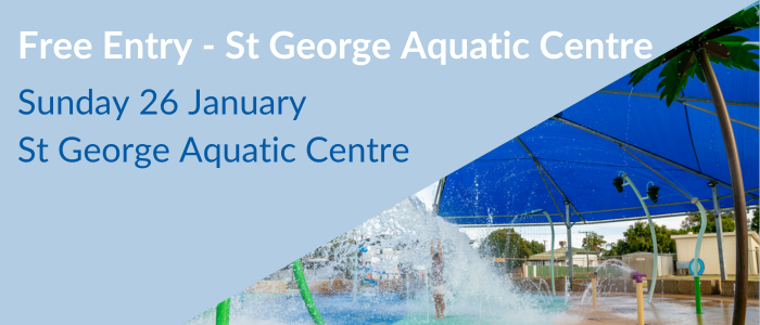 Free Entry St George Aquatic Centre - Jan